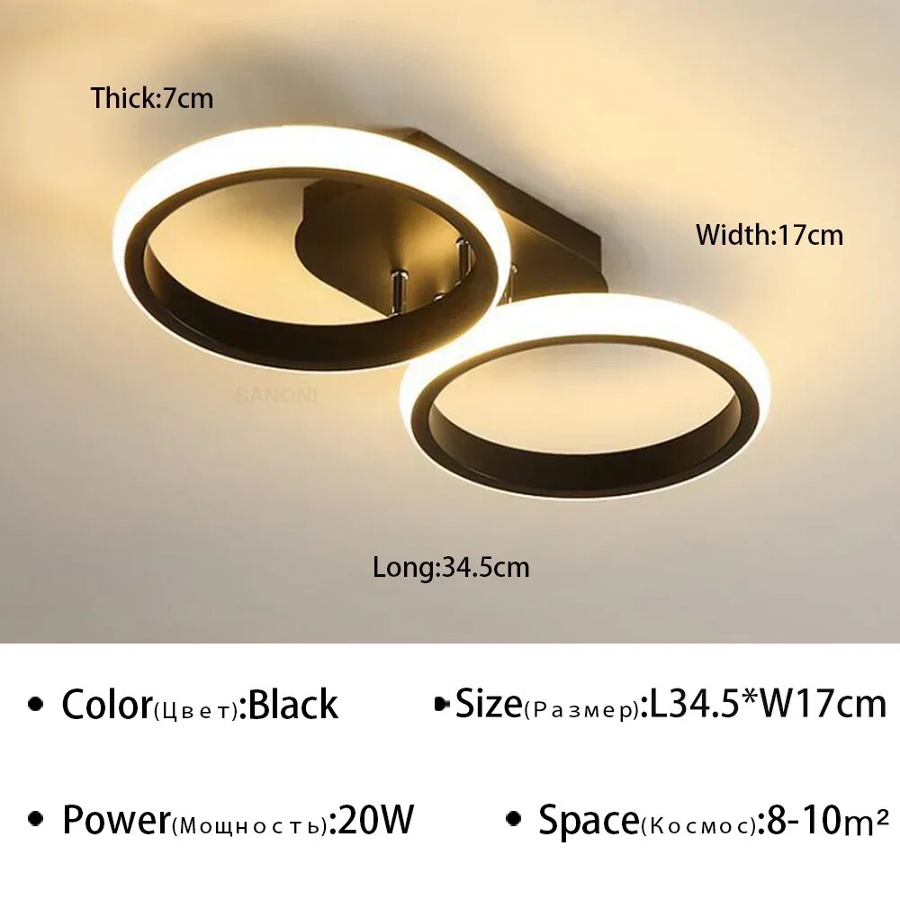GlowRing - Prstenový lustr