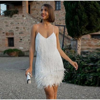 LB | elegancka sukienka mini na wieczorne okazje