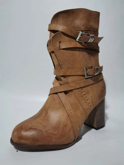 AS | Buty na platformie do połowy łydki
