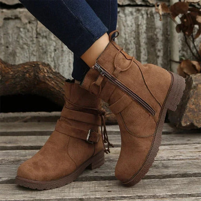AS | Buty do połowy łydki z paskiem