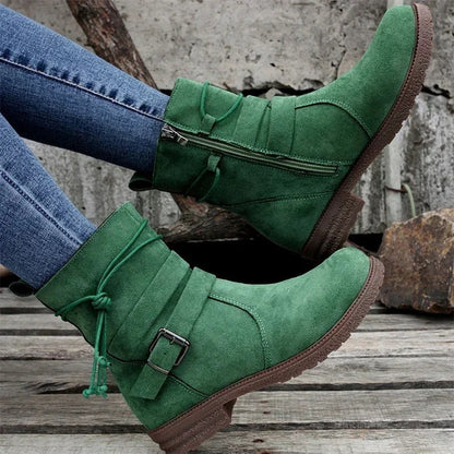 AS | Buty do połowy łydki z paskiem