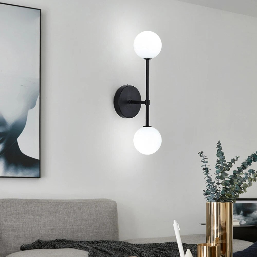 LuminousCrystal - Matné sklo Bal Led nástěnné svítidlo